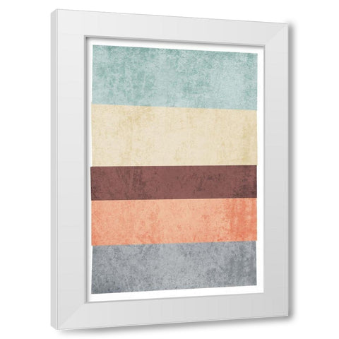 Geometric Shapes VI White Modern Wood Framed Art Print by Orlov, Irena