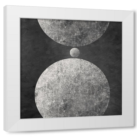 Geometry Mystery Moon I White Modern Wood Framed Art Print by Orlov, Irena