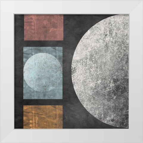 Geometry Mystery Moon II White Modern Wood Framed Art Print by Orlov, Irena