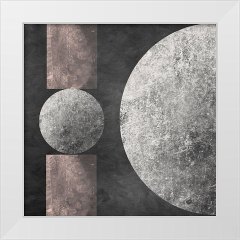 Geometry Mystery Moon III White Modern Wood Framed Art Print by Orlov, Irena