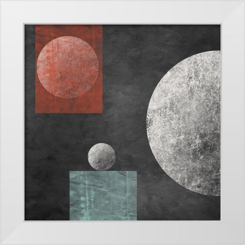 Geometry Mystery Moon IV White Modern Wood Framed Art Print by Orlov, Irena