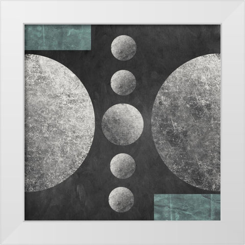Geometry Mystery Moon VI White Modern Wood Framed Art Print by Orlov, Irena
