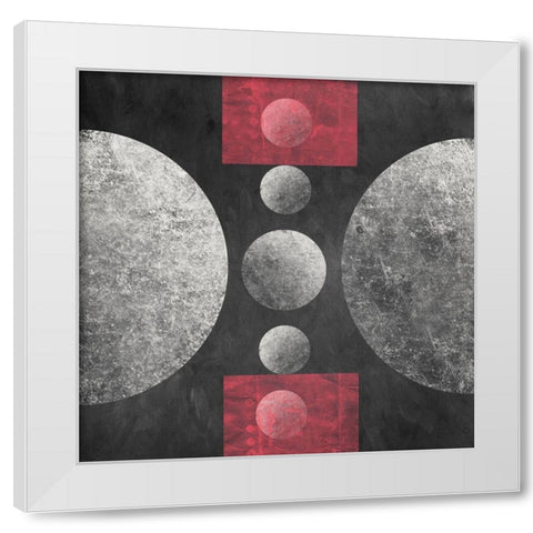 Geometry Mystery Moon VII White Modern Wood Framed Art Print by Orlov, Irena