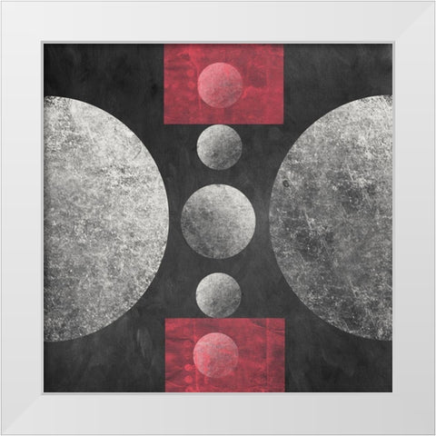 Geometry Mystery Moon VII White Modern Wood Framed Art Print by Orlov, Irena