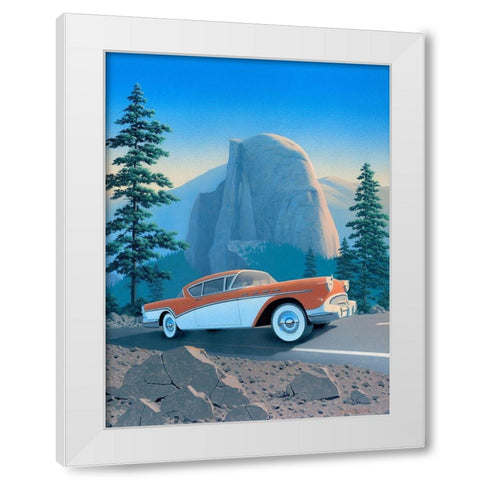 Yosemite White Modern Wood Framed Art Print by Courtney, Richard