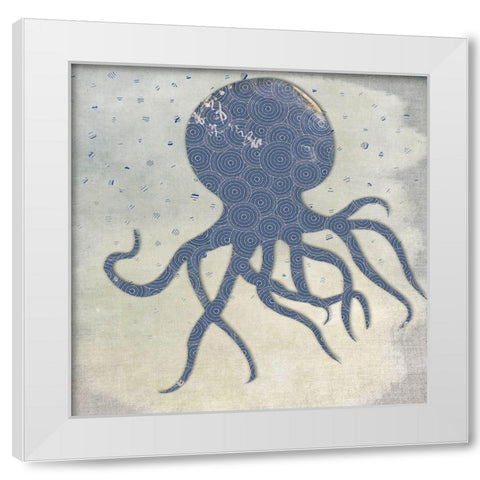 Seafarer I White Modern Wood Framed Art Print by Smith, Karen