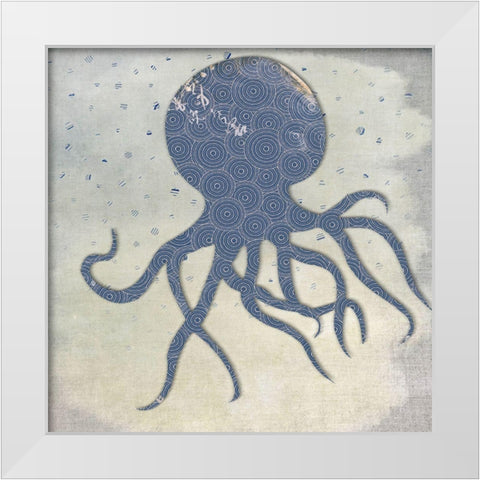 Seafarer I White Modern Wood Framed Art Print by Smith, Karen