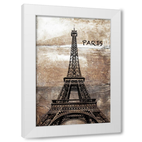 France I White Modern Wood Framed Art Print by Orlov, Irena