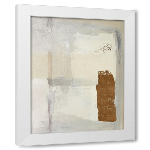 Tip Tone III White Modern Wood Framed Art Print by Smith, Karen