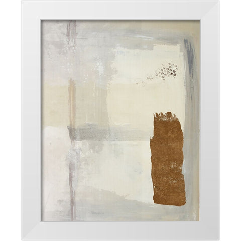 Tip Tone III White Modern Wood Framed Art Print by Smith, Karen