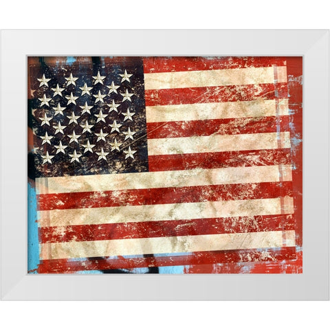 S and S Vintage White Modern Wood Framed Art Print by Smith, Karen