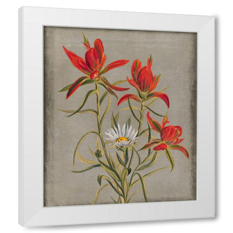 Inthered I White Modern Wood Framed Art Print by Smith, Karen