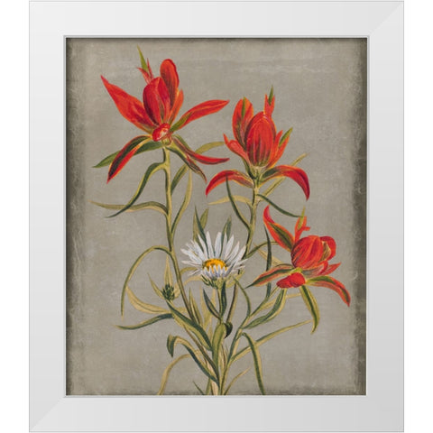 Inthered I White Modern Wood Framed Art Print by Smith, Karen