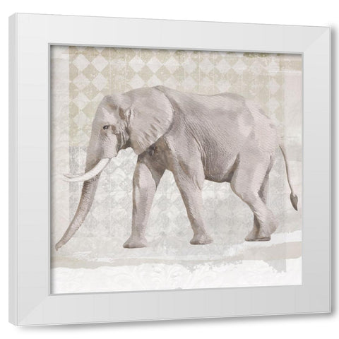 Ellie II White Modern Wood Framed Art Print by Smith, Karen