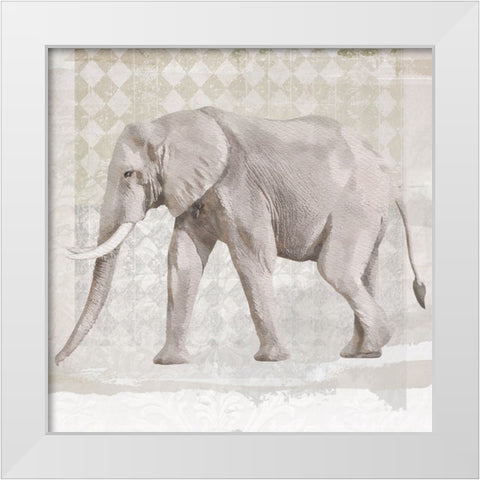 Ellie II White Modern Wood Framed Art Print by Smith, Karen