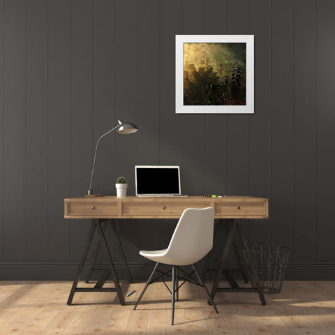 the atmosphere of the morning ..... White Modern Wood Framed Art Print by Januar, Johanes