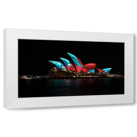 Vivid White Modern Wood Framed Art Print by Tjandra, C.S.
