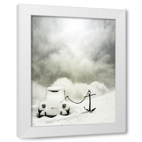 Larguer les voiles White Modern Wood Framed Art Print by Senechal Photographie, David