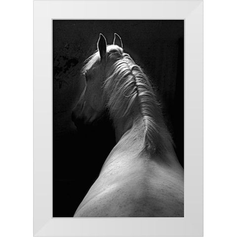 Impression White Modern Wood Framed Art Print by Malovrh, Milan