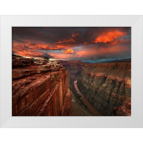 Redemption White Modern Wood Framed Art Print by Moore, Chris