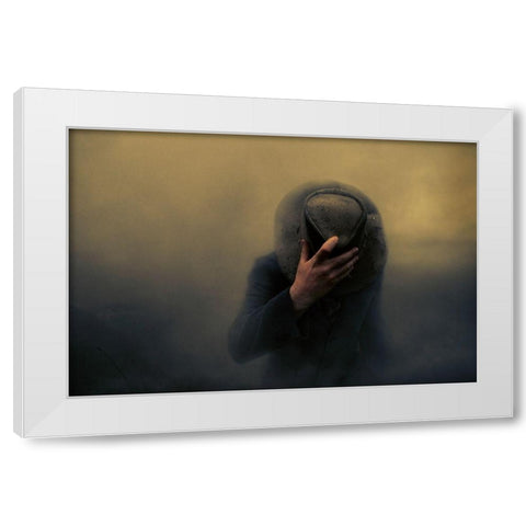 When the going gets tough White Modern Wood Framed Art Print by Larsen, Jorun