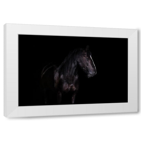 Erika White Modern Wood Framed Art Print by Rehpoehler