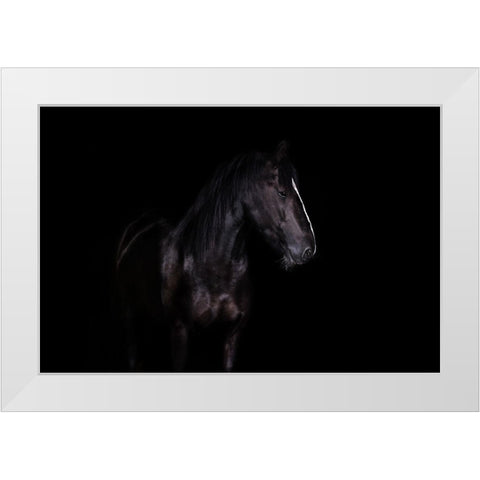 Erika White Modern Wood Framed Art Print by Rehpoehler
