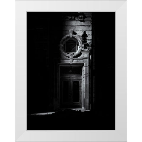 Birkbeck Building Toronto White Modern Wood Framed Art Print by Carson, Brian