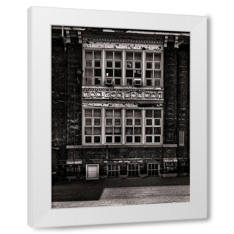 School Daze No 11 White Modern Wood Framed Art Print by Carson, Brian