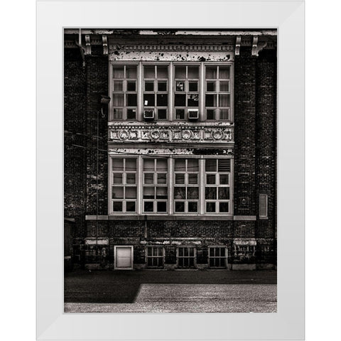 School Daze No 11 White Modern Wood Framed Art Print by Carson, Brian