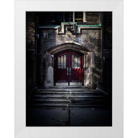 St Michaels Cathedral White Modern Wood Framed Art Print by Carson, Brian