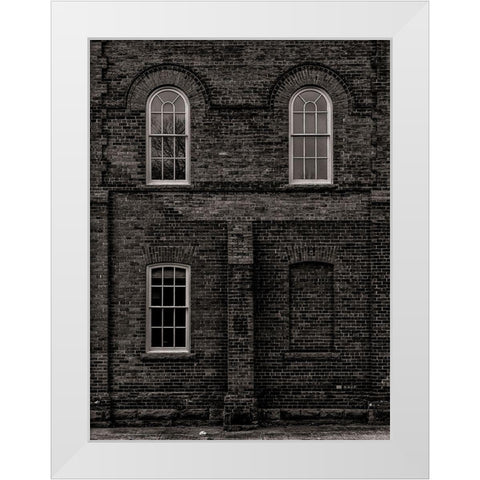 The Assembly Hall No 2 White Modern Wood Framed Art Print by Carson, Brian