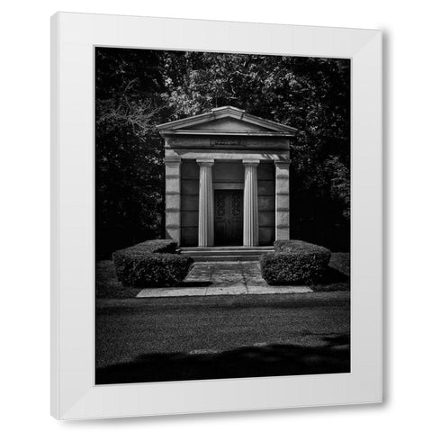 Tombstone Shadow No 19 White Modern Wood Framed Art Print by Carson, Brian