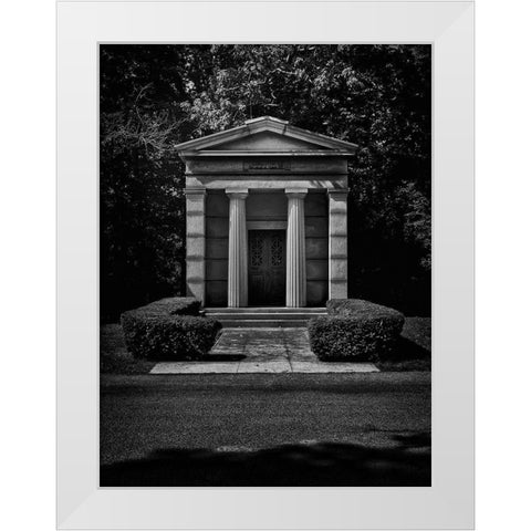 Tombstone Shadow No 19 White Modern Wood Framed Art Print by Carson, Brian