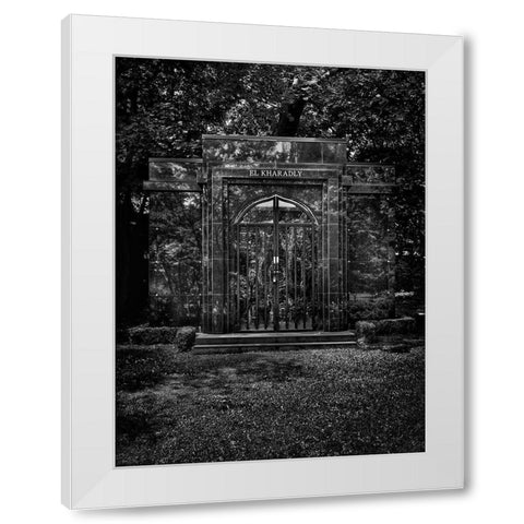 Tombstone Shadow No 29 White Modern Wood Framed Art Print by Carson, Brian