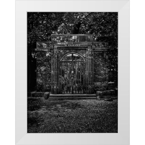 Tombstone Shadow No 29 White Modern Wood Framed Art Print by Carson, Brian