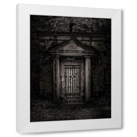 Tombstone Shadow No 35 White Modern Wood Framed Art Print by Carson, Brian