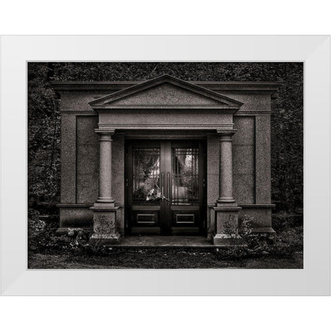 Tombstone Shadow No 36 White Modern Wood Framed Art Print by Carson, Brian