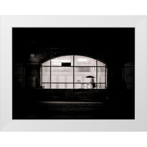 Under the Overpass No 6 White Modern Wood Framed Art Print by Carson, Brian