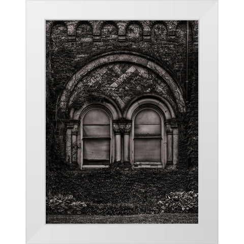 University College Main Building Toronto White Modern Wood Framed Art Print by Carson, Brian