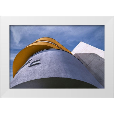 Wall house 06 White Modern Wood Framed Art Print by Luycx, Theo