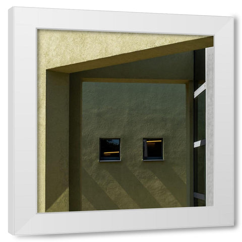 Light and shadow play White Modern Wood Framed Art Print by Joosten, Lus