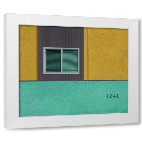 1241 White Modern Wood Framed Art Print by Labagnara, Roxana