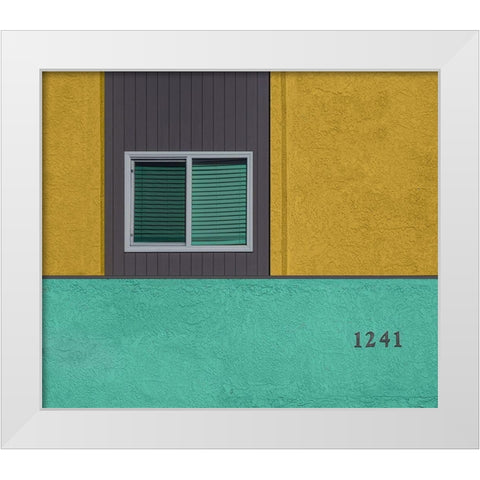 1241 White Modern Wood Framed Art Print by Labagnara, Roxana