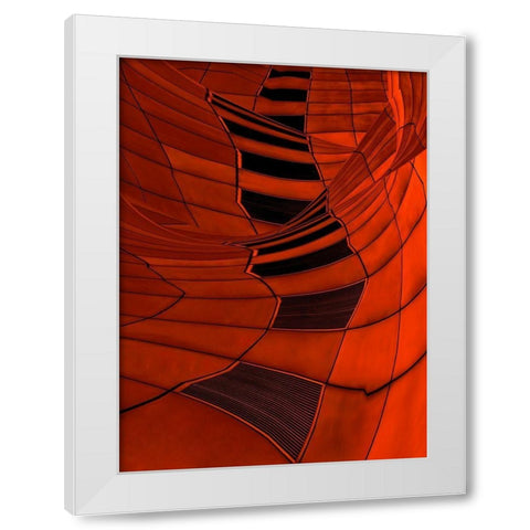 Carenza White Modern Wood Framed Art Print by Claes, Gilbert