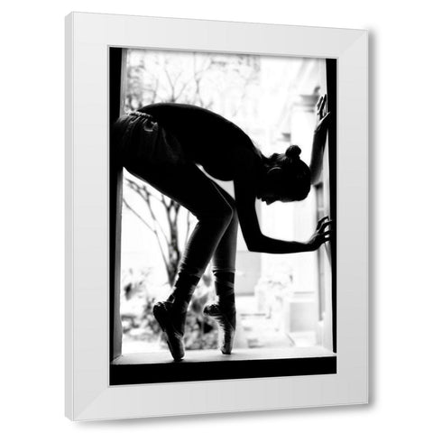 Lorn White Modern Wood Framed Art Print by Osorio, Melissa