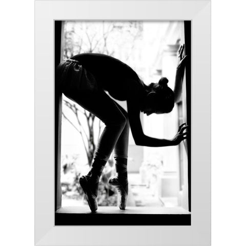 Lorn White Modern Wood Framed Art Print by Osorio, Melissa