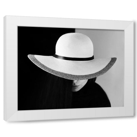 Balance White Modern Wood Framed Art Print by Kostadinov, Bobby