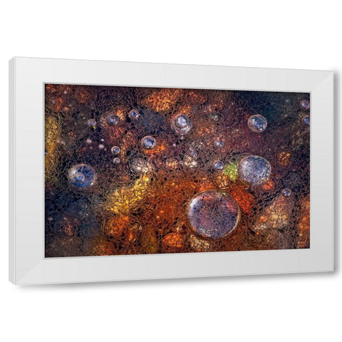 Winter Over Autumn White Modern Wood Framed Art Print by Giudici, Paolo