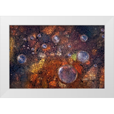 Winter Over Autumn White Modern Wood Framed Art Print by Giudici, Paolo